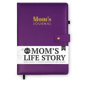 Purple Mom’s Journal with Gold Accents